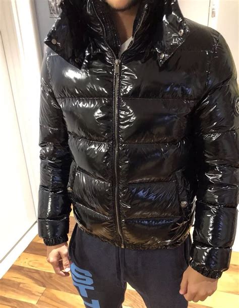 versace winter coat mens|versace puffer jacket men.